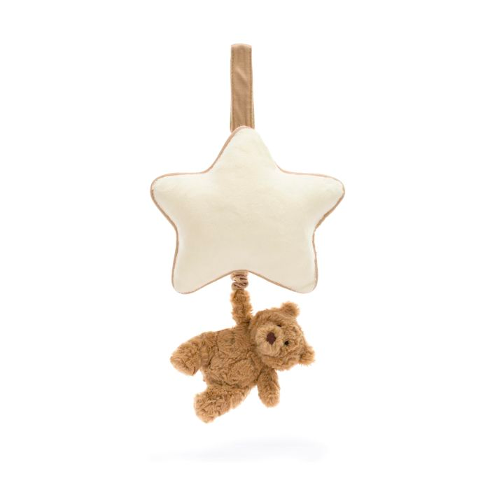 JELLYCAT BARTHOLOMEW BEAR MUSICAL PULL 5X18X30CM