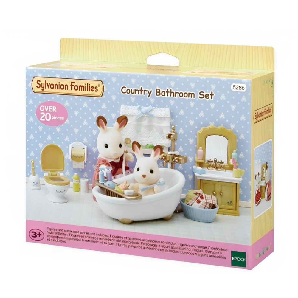 SYLVANIAN FAMILIES COUNTRY BATHROOM SET