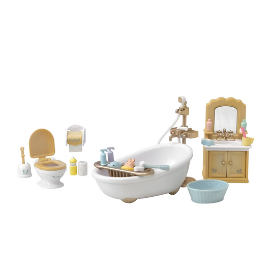 SYLVANIAN FAMILIES COUNTRY BATHROOM SET