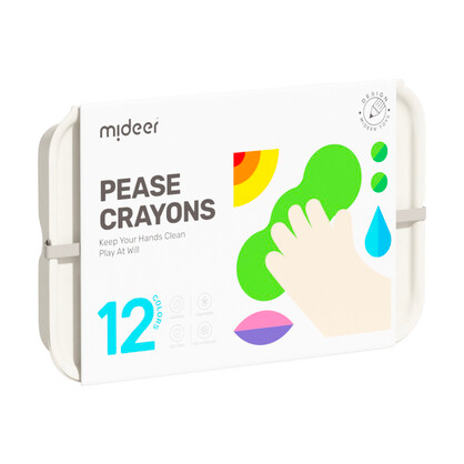 Mideer Peas Crayons - 12 Colors