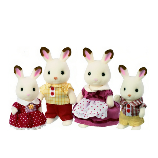 SYLVANIAN FAMILIES CHOCOLATE RABBIT FAMILY