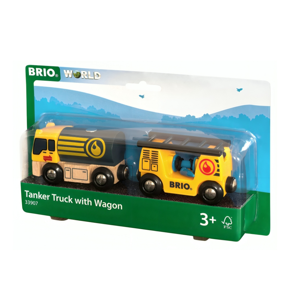 BRIO Tanker Truck with Wagon