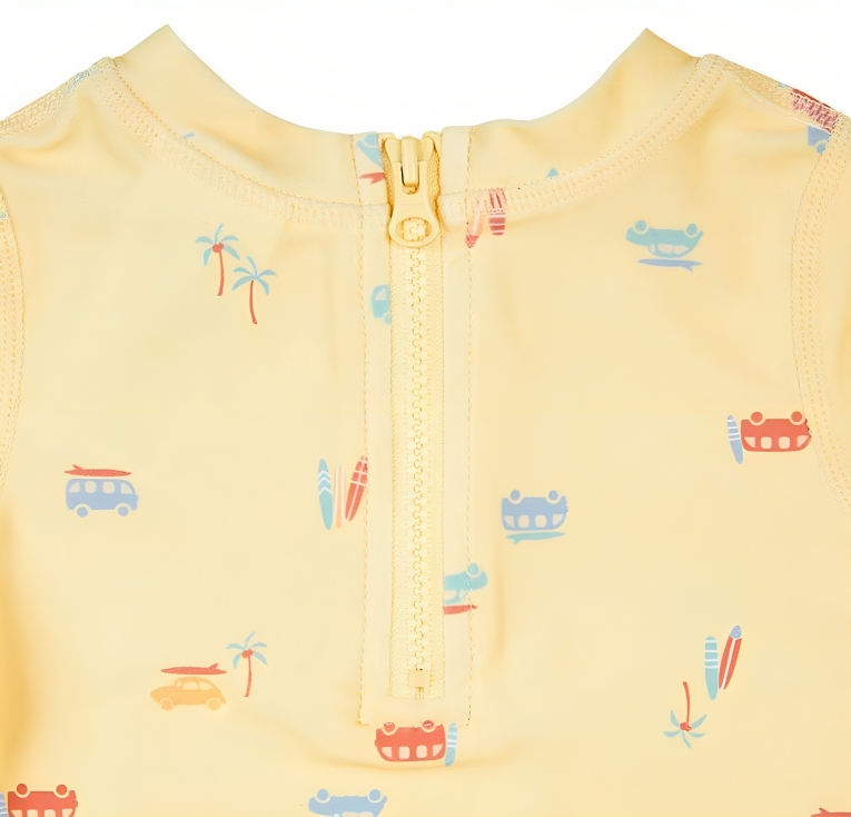 TOSHI SWIM BABY ONESIE LONG SLEEVE CLASSIC SUNNY