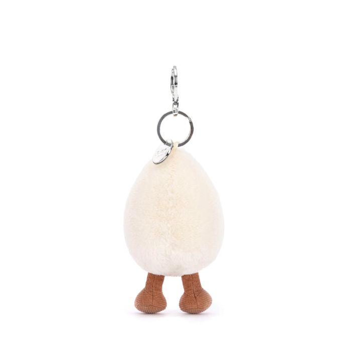 JELLYCAT AMUSEABLE HAPPY BOILED EGG BAG CHARM 5X7X27CM