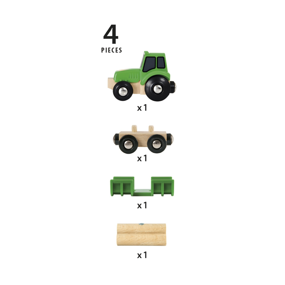 BRIO World Vehicle - Tractor with Load