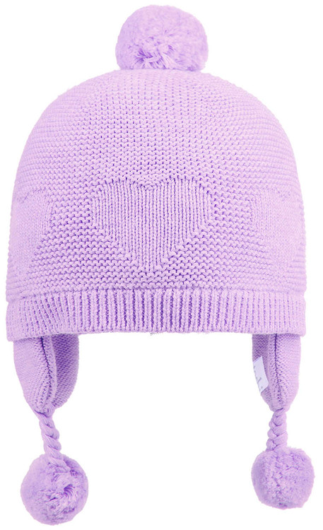 TOSHI ORGANIC EARMUFF HEART AMETHYST