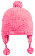 Load image into Gallery viewer, TOSHI ORGANIC EARMUFF HEART FUSCHIA
