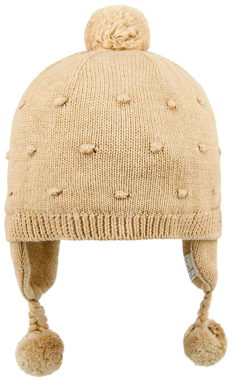 TOSHI ORGANIC EARMUFF POPCORN DRIFTWOOD