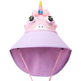 Load image into Gallery viewer, Lemonkids hat-sunhat-Castle purple-Unicorn (Size L)
