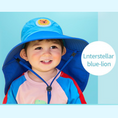 Load image into Gallery viewer, Lemonkids hat-sunhat-Star blue-Lion (Size M)
