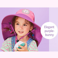 Load image into Gallery viewer, Lemonkids hat-sunhat-Elegant purple-Bunny (Size S)
