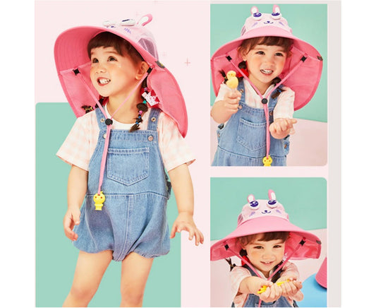 Lemonkids hat-sunhat-Pink-Bunny (Size M)