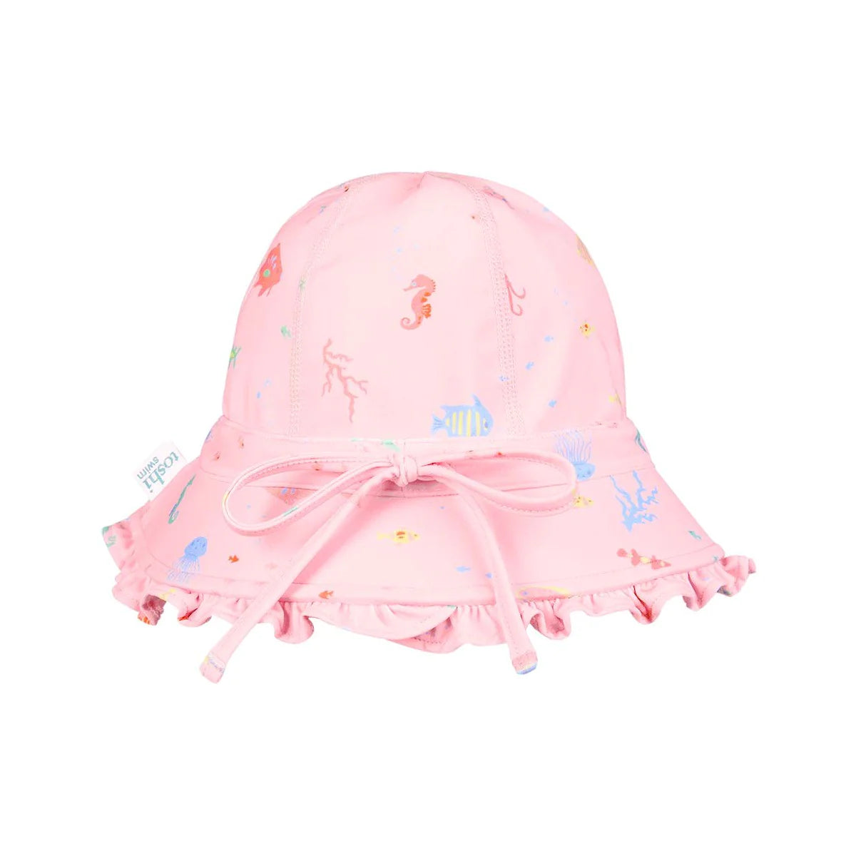 TOSHI BABY BELL SWIM SUNHAT CORAL