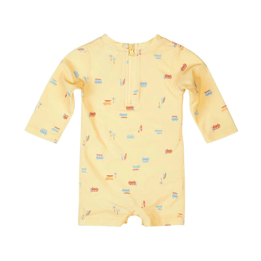 TOSHI SWIM BABY ONESIE LONG SLEEVE CLASSIC SUNNY