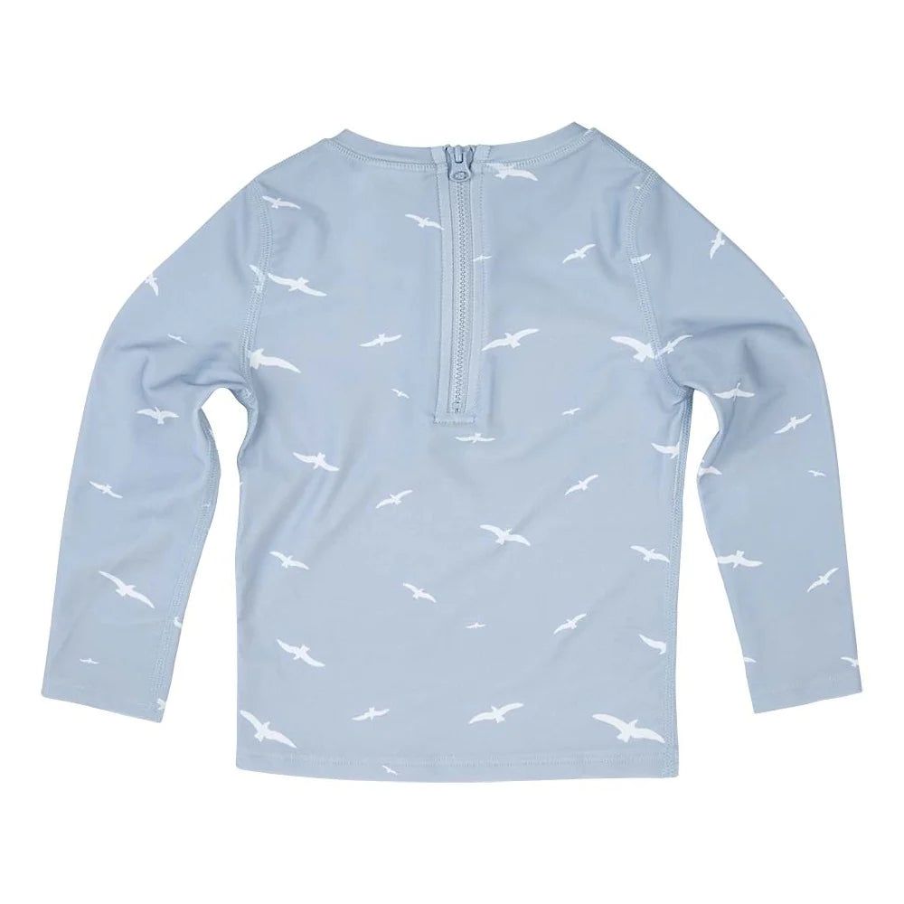 TOSHI SWIM KIDS RASHIE HALF ZIP LONG SLEEVE COOGEE