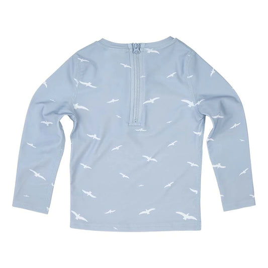 TOSHI SWIM KIDS RASHIE HALF ZIP LONG SLEEVE COOGEE