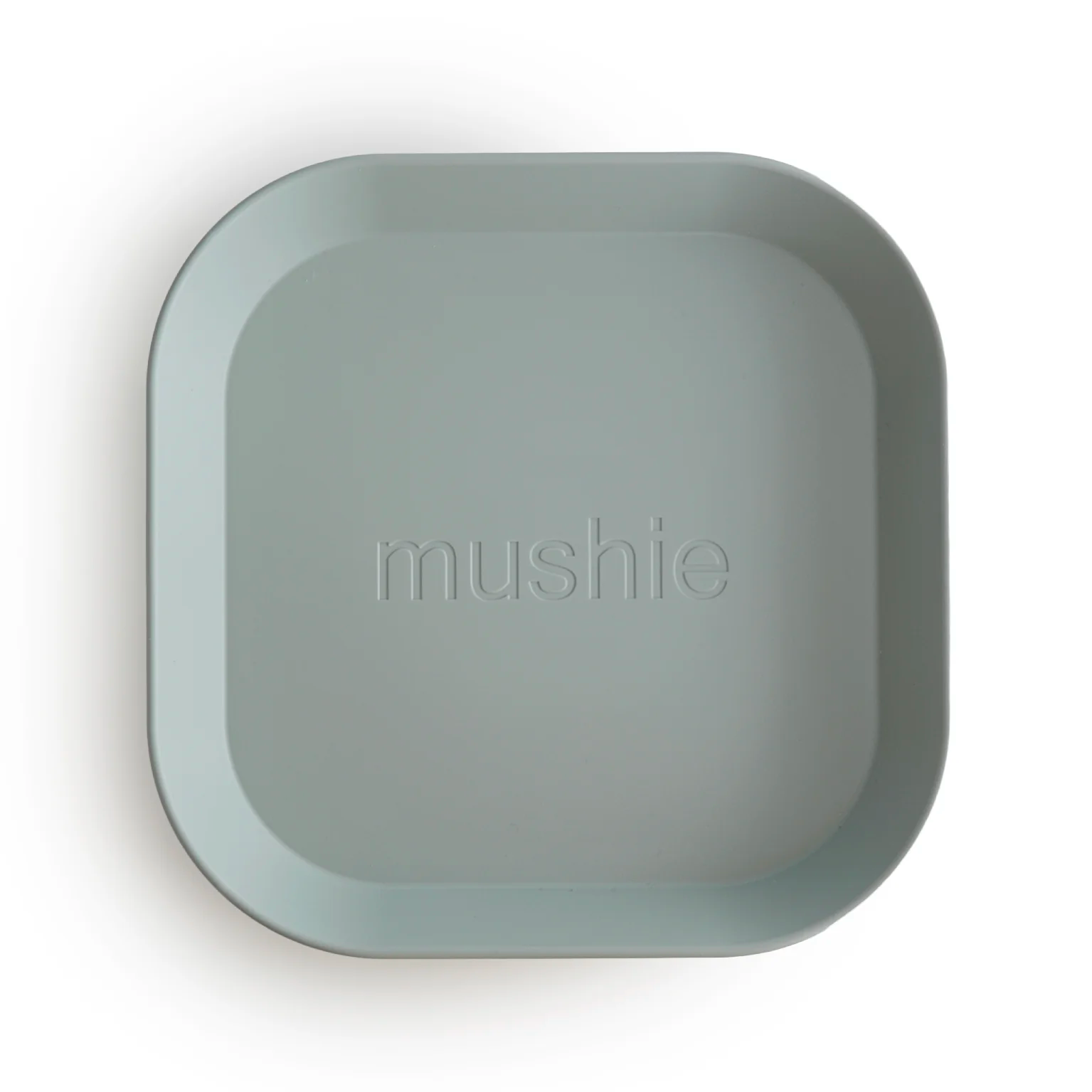 MUSHIE Square Dinnerware Plates, Set of 2