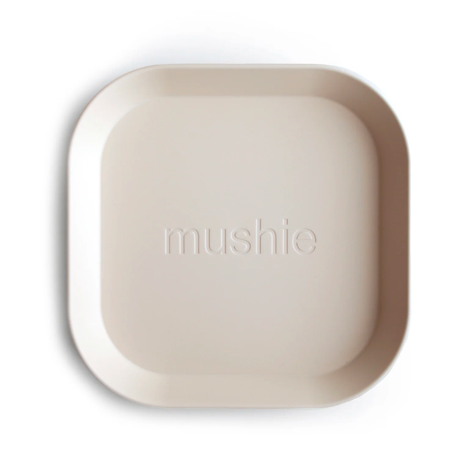 MUSHIE Square Dinnerware Plates, Set of 2