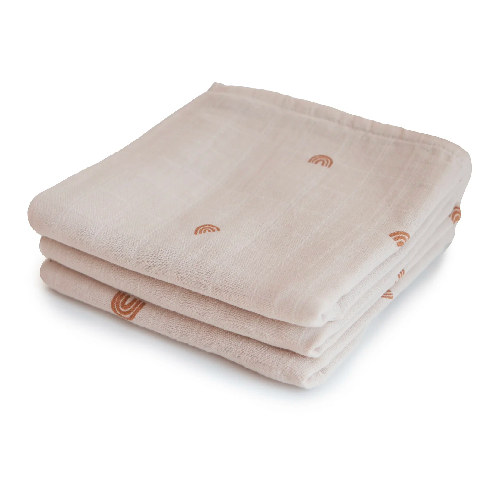 MUSHIE Organic Cotton Muslin Cloths 3-Pack