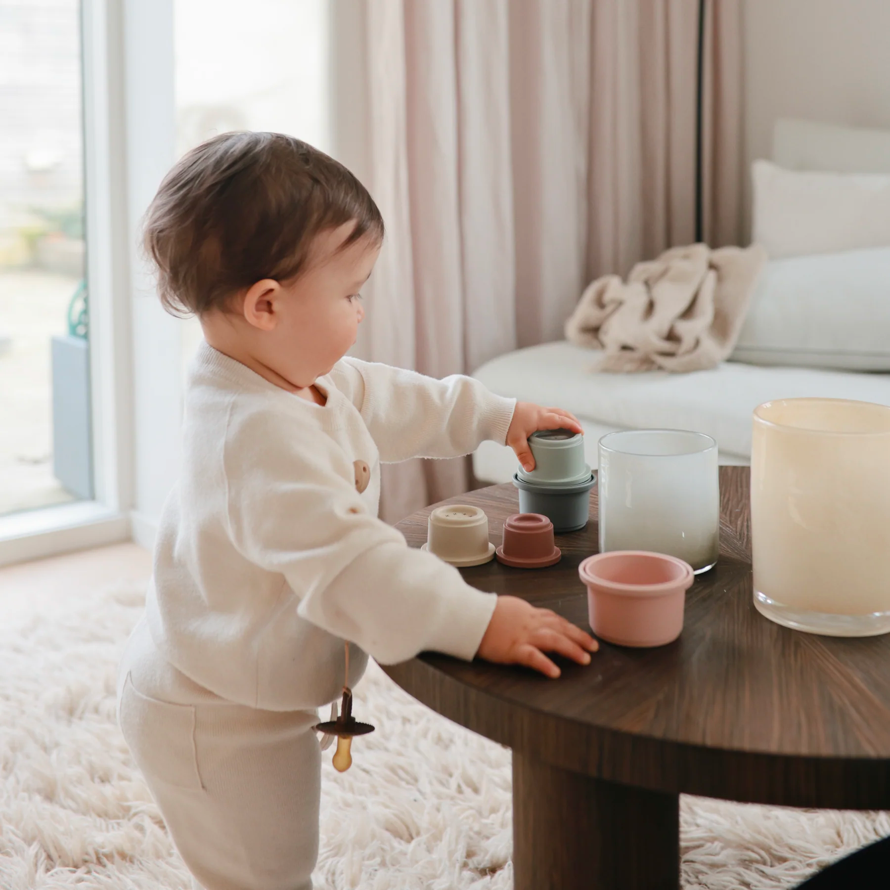 MUSHIE Stacking Cups Toy