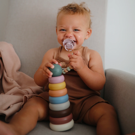 MUSHIE Stacking Rings Toy