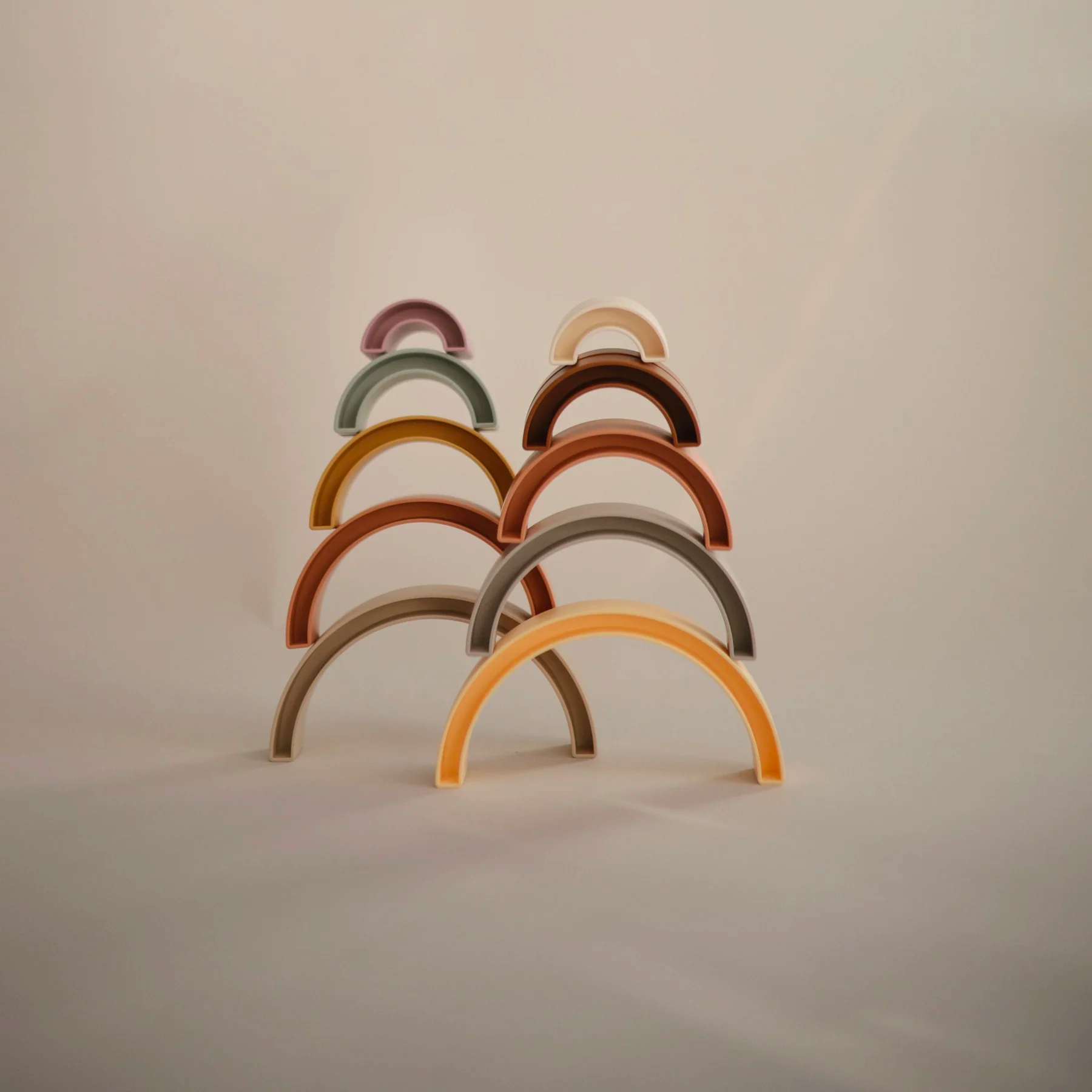 MUSHIE Rainbow Stacker Toy