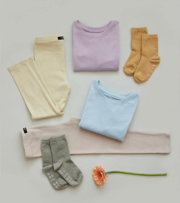 Konny Easy-fit Basic Socks 4 Color Set (1-6Y)