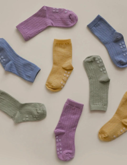 Konny Easy-fit Basic Socks 4 Color Set (1-6Y)