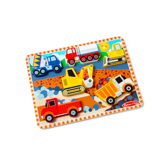 Melissa & Doug Construction Chunky Puzzle - 6 Pieces Regular price