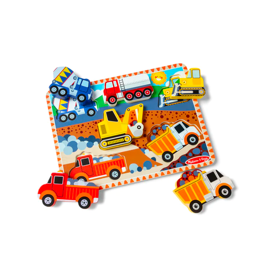 Melissa & Doug Construction Chunky Puzzle - 6 Pieces Regular price