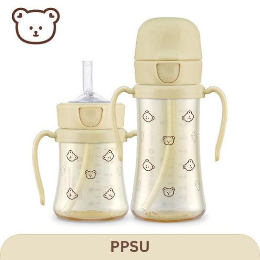 Grosmimi - Butter Bear Edition PPSU Straw Cup 300ml	6M+