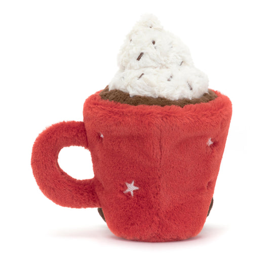 JELLYCAT AMUSEABLE HOT CHOCOLATE RED 8X9X19CM