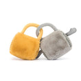 Load image into Gallery viewer, JELLYCAT AMUSEABLE LOVE LOCKS GOLD & SILVER 14X18X5CM
