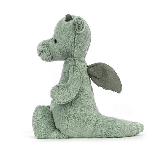 JELLYCAT BASHFUL DRAGON ORIGINAL (MED) GREEN 9X12X31CM