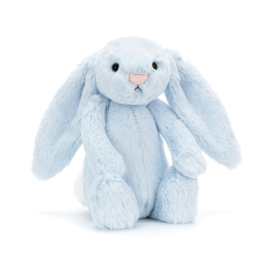 JELLYCAT BASHFUL BLUE BUNNY ORIGINAL (MED) BLUE 9X12X31CM