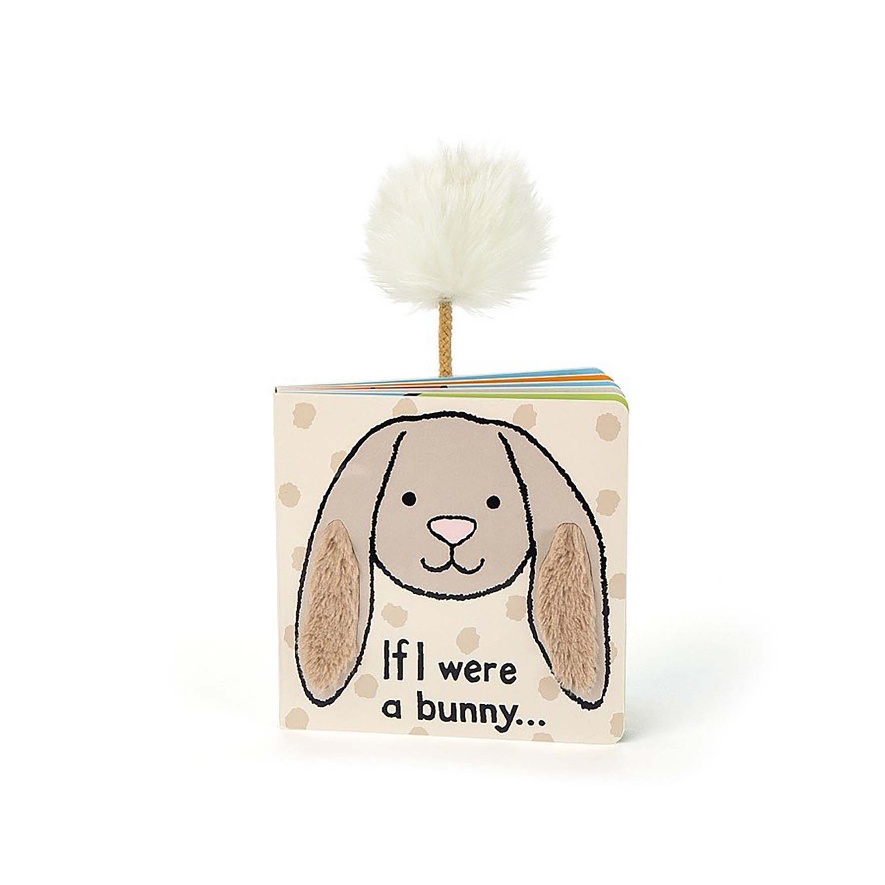 JELLYCAT IF I WERE A BUNNY BOARD BOOK MULTI-COLOURED 15X15X2CM (MATCHES WITH BASHFUL BEIGE BUNNY)