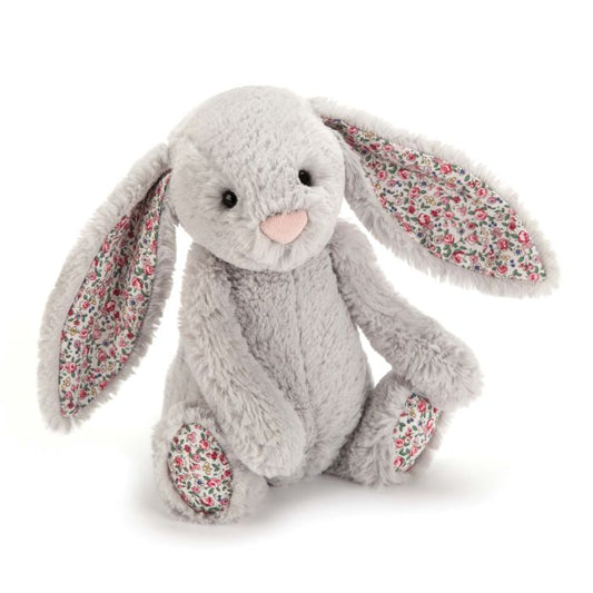 JELLYCAT BLOSSOM BASHFUL SILVER BUNNY ORIGINAL (MED) SILVER 9X12X31CM