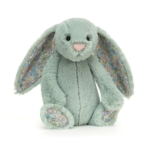 JELLYCAT BLOSSOM BASHFUL SAGE BUNNY ORIGINAL (MED) GREEN 9X12X31CM