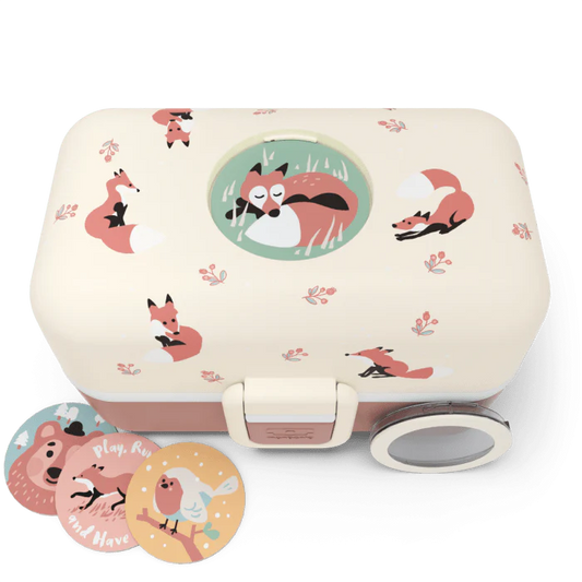 Monbento Tresor Graphic Kids's Bento Box- Cinnamon Fox