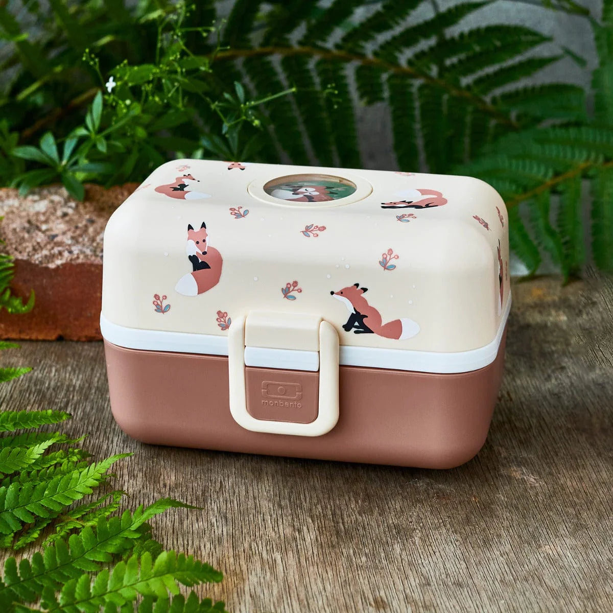 Monbento Tresor Graphic Kids's Bento Box- Cinnamon Fox