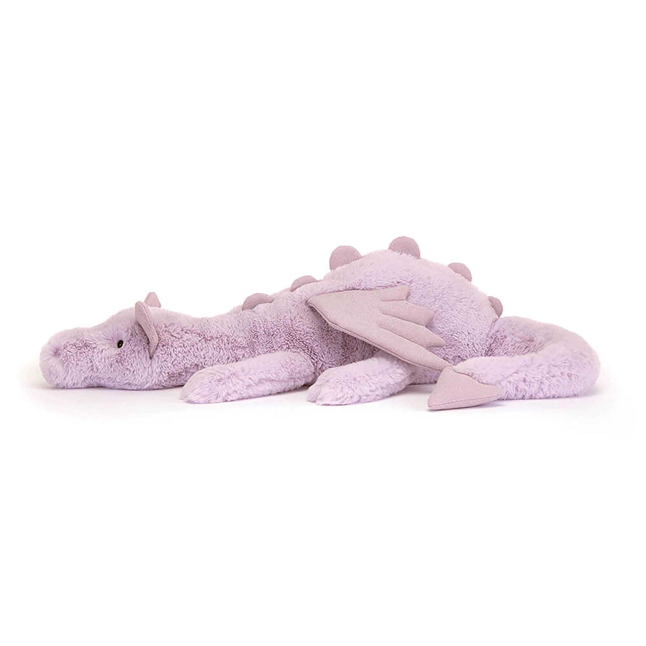 JELLYCAT LAVENDER DRAGON HUGE LILAC 18X66X19CM