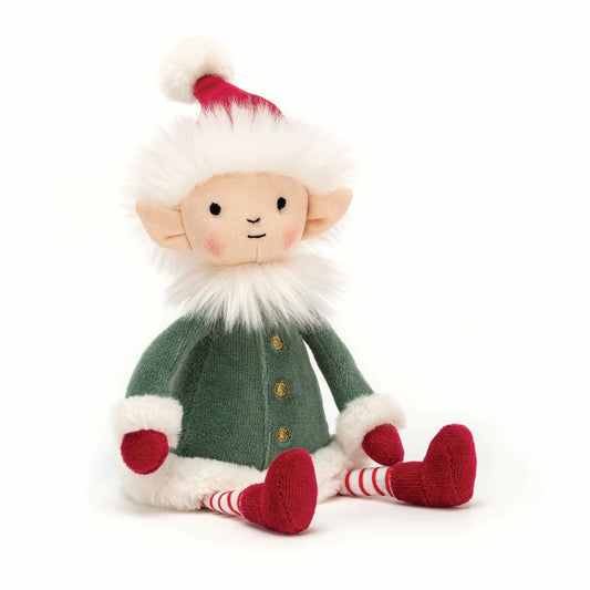 JELLYCAT LEFFY ELF SMALL MULTI-COLOURED 7X23CM